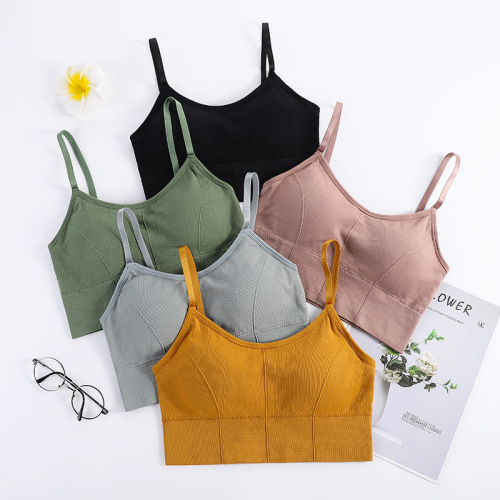 646 Seamless camisole without rims, beautiful back, chest base, anti-exposure tube top, foreign trade cross-border supply