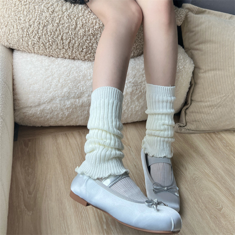 Spring and summer socks, ballet style short socks with tutu skirt, sweet girly ins style knitted basics