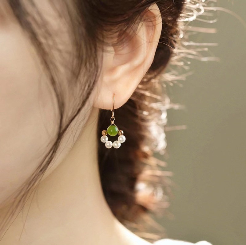 Retro kitten claw earrings for women, ancient style Hanfu long tassel earrings, Chinese style super fairy temperament ear jewelry