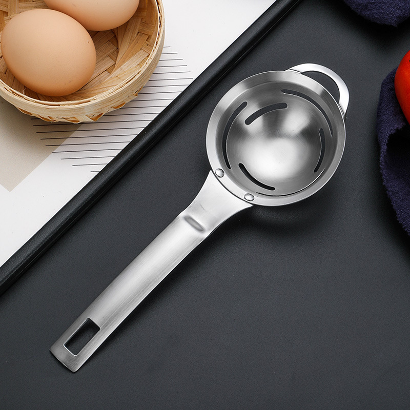 304 stainless steel egg white separator integrated thickened egg liquid filter kitchen baking gadget egg yolk separation