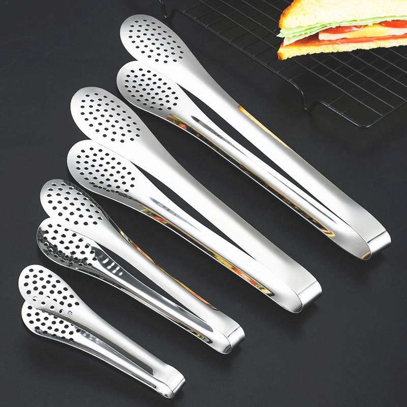 Stainless steel food food clip bread dessert clip barbecue clip buffet salad clip ice clip spicy hotpot clip