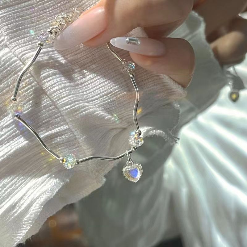 Love stitching bracelet female ins style versatile fashion niche design bracelet student bestie bracelet