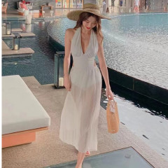 2024 New Fairy Swimsuit Women's Summer Split Bikini Three-piece Beach Vacation Korean Pure Desire Sexy Swimsuit