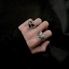 Dark thorn love ring for men and women niche ins punk cold style high-end open ring