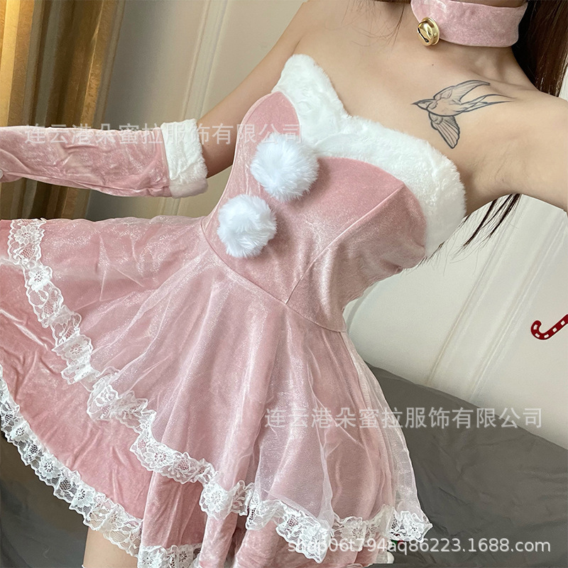 Dormila Christmas costume female Halloween female anchor dress maid cos uniform suit stage costume performance costume