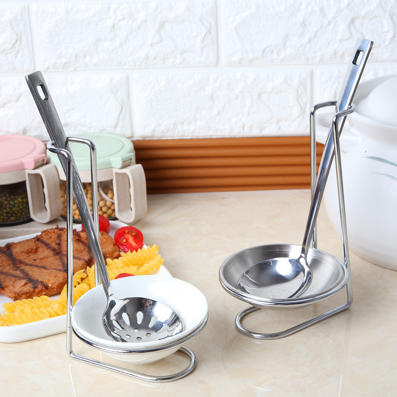 Commercial portable stainless steel hotel restaurant hot pot restaurant soup colander rack single-sided public spoons and chopsticks kitchenware storage rack