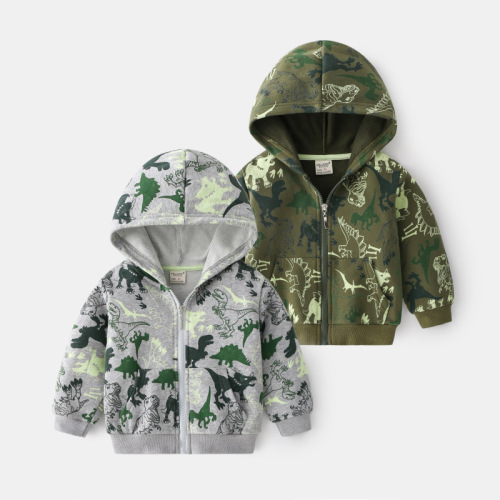 Spring new camouflage jacket, trendy and fashionable, casual jacket for boys to wear on school spring outings