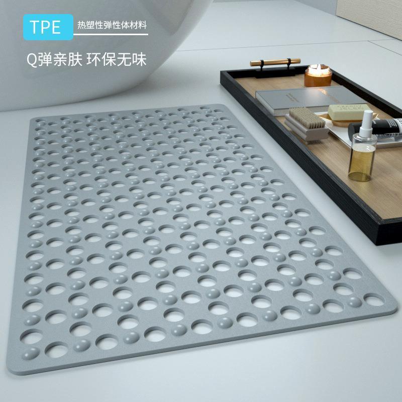 Silicone massage non-slip mat bathroom suction cup foot mat shower room bath room PVC floor mat toilet bathroom