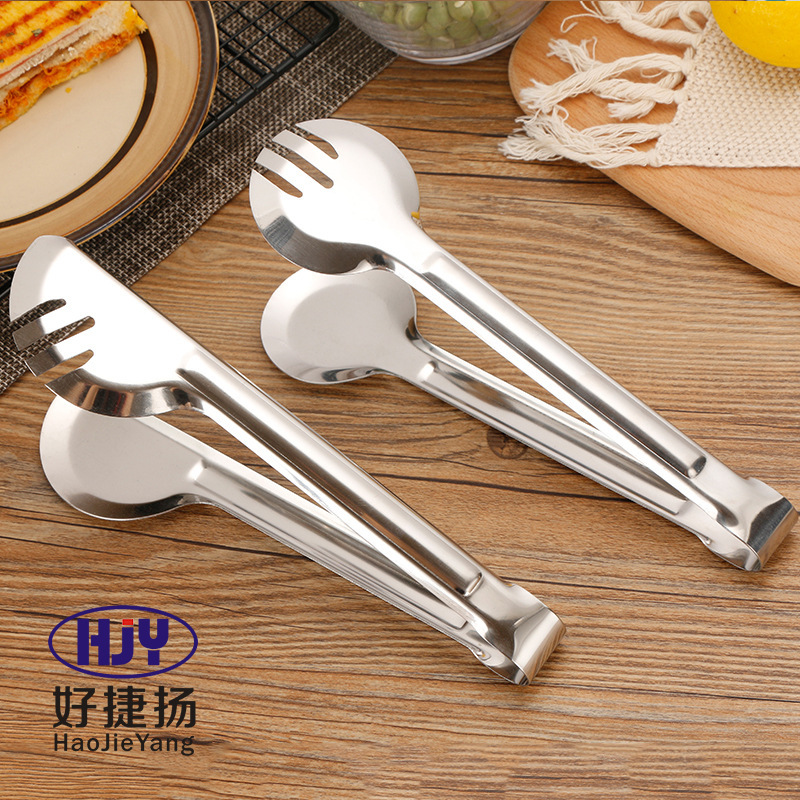 Multifunctional stainless steel bread cake clip food food clip barbecue steak clip buffet clip baking tool