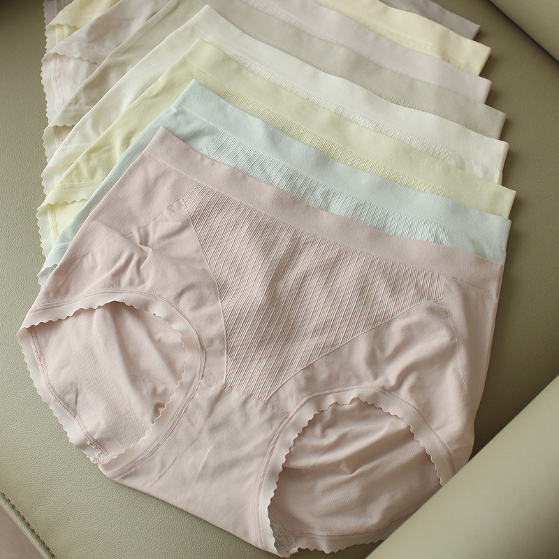 780010 Lightweight, breathable, luo ammonia, fine nylon, elastic, easy to wash, hip-covering, mid-waist, women’s briefs
