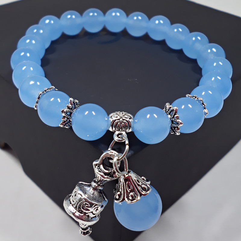 Crystal Bracelet Chalcedony Bracelet Wholesale Small Jewelry for Female Couples Handmade Beaded Hand Jewelry Jewelry Yiwu Small Commodities