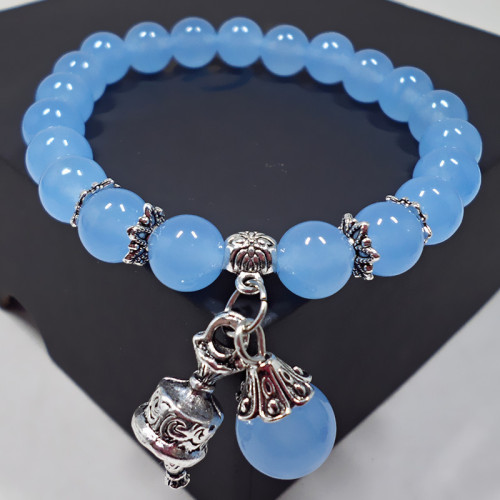 Crystal Bracelet Chalcedony Bracelet Wholesale Small Jewelry for Female Couples Handmade Beaded Hand Jewelry Jewelry Yiwu Small Commodities