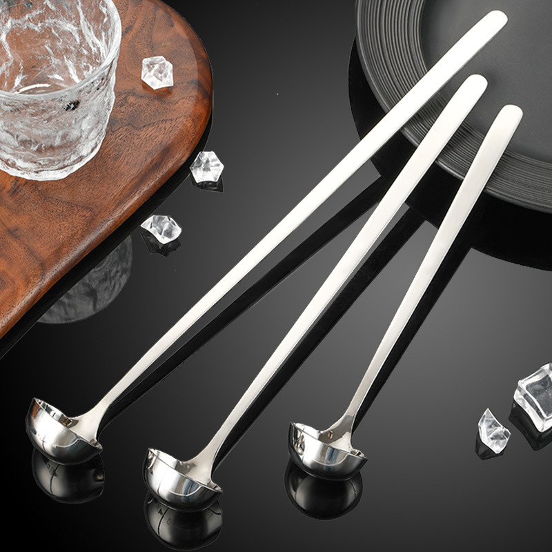 304 stainless steel extended mixing spoon long handle spoon seasoning spoon spoon spoon seasoning spoon laser logo