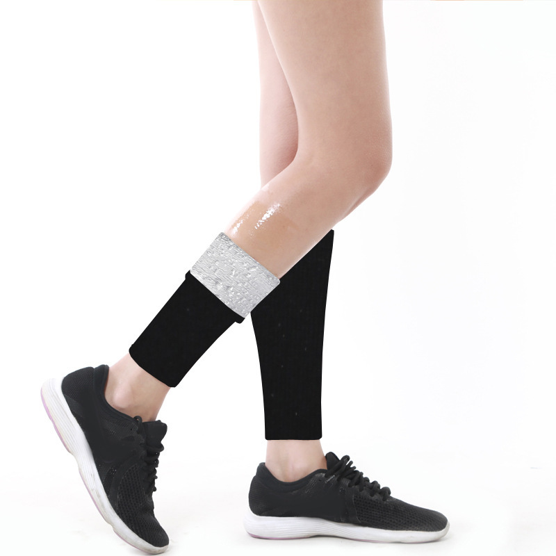 Hot shapers European and American new women's sweat wear sports yoga running women's leg trimming calf sleeves
