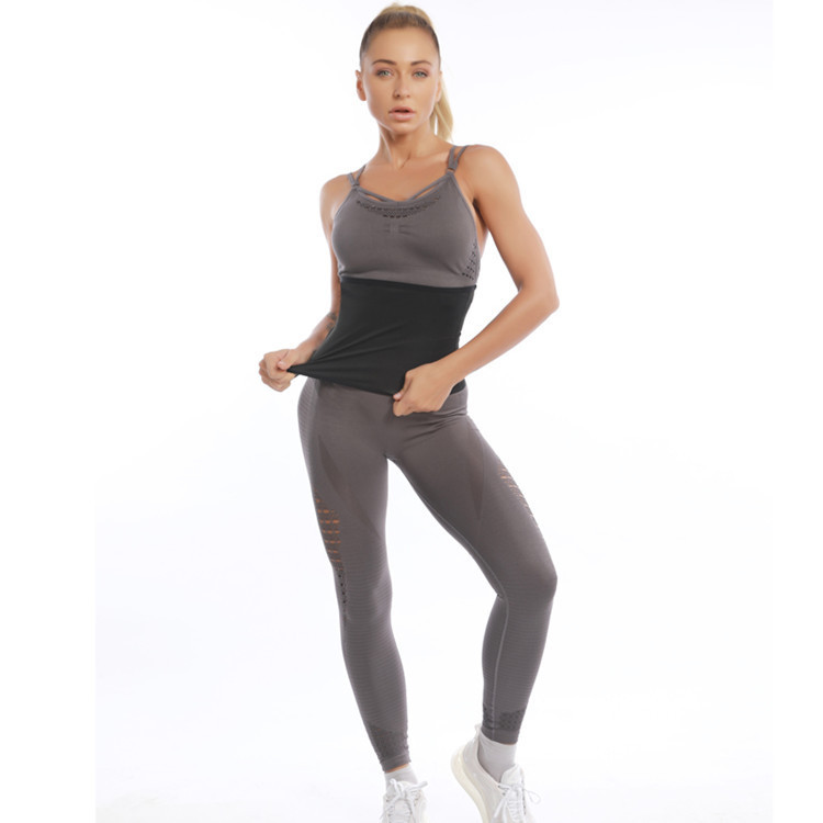 Hot Shapers Sweat Suit Sports Fitness Belt Abdominal Control Waist Protector Belt Healthy Sweating Belt