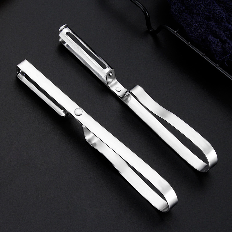 Stainless steel fruit peeling knife, peeling knife, melon and fruit planer, vegetable peeler, kitchen gadgets, laser LOGO