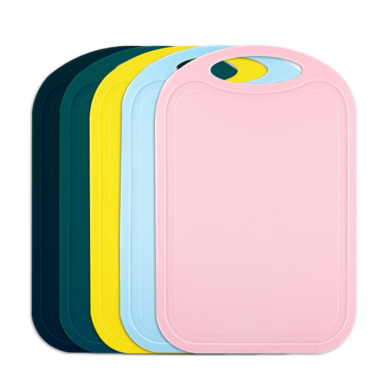 Factory direct sales plastic PP household compact cutting board portable chopping board baby food supplement chopping board kitchen fruit cutting knife board