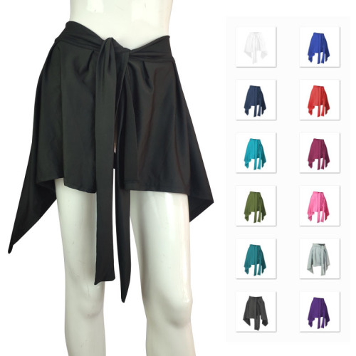 23 cross-border sports yoga skirt, anti-exposure straps, one-piece skirt, hip covering, ballet dance skirt, yoga skirt