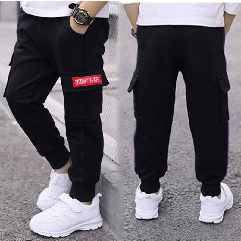 Children's pants, boys' spring and autumn trousers, medium and large children's spring Korean style children's pants, children's casual sports pants
