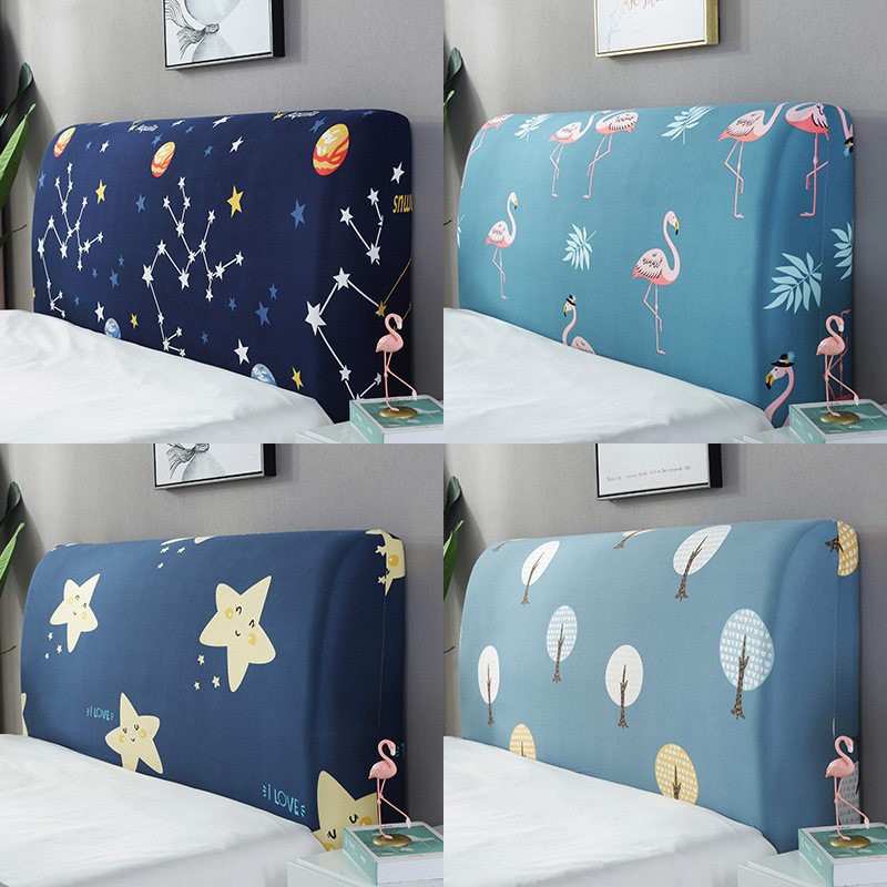 Nordic bedside cover cover bed universal dust cover backrest cover cover 1.8 m 1.5 m elastic bed head cover universal