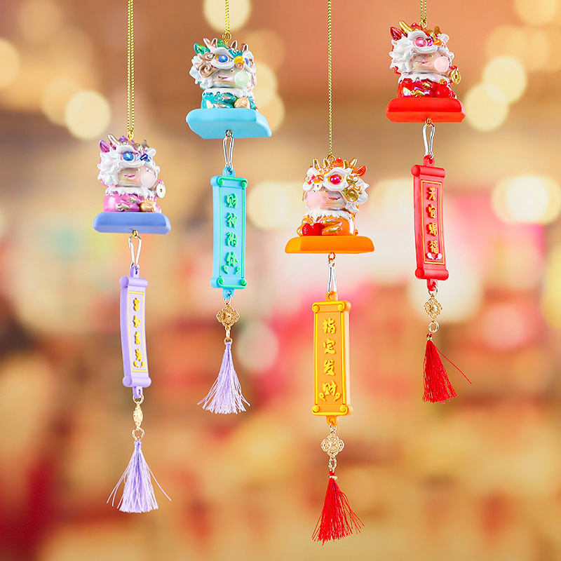 Festive New Year Gift Ruilong Auspicious Car Pendant Personalized Furniture Decoration Year of the Dragon Gift