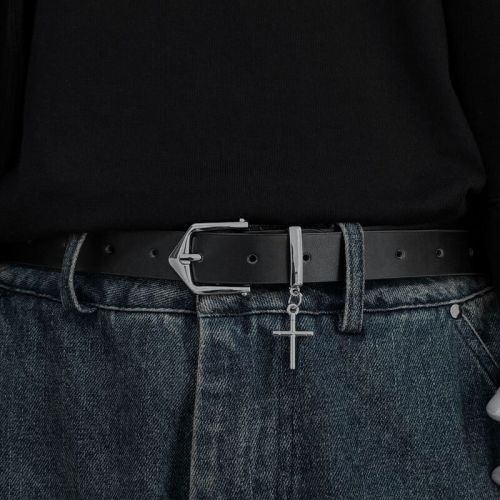 ins Korean version of Harajuku retro personality belt men's versatile belt simple student suit pants belt casual men and women trendy