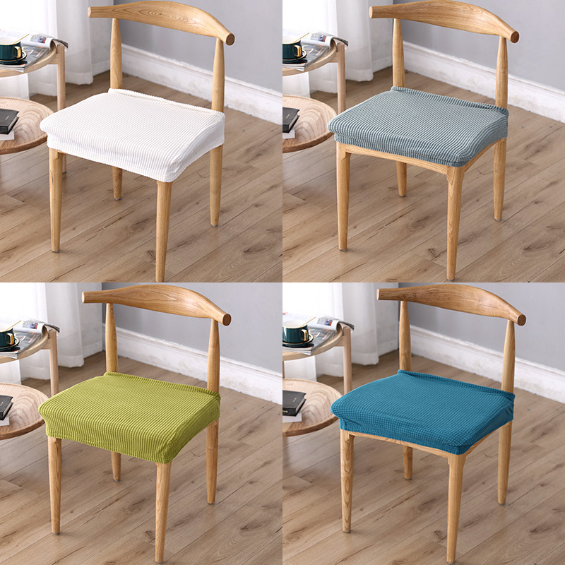 Dining table and chair covers universal elastic modern simple home seat cover without backrest office cushion cover wholesale