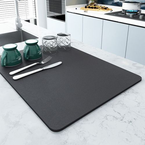 Kitchen drain mat, countertop diatom mud absorbent mat, anti-scalding pot mat, insulation mat, bar coaster, dish drying mat