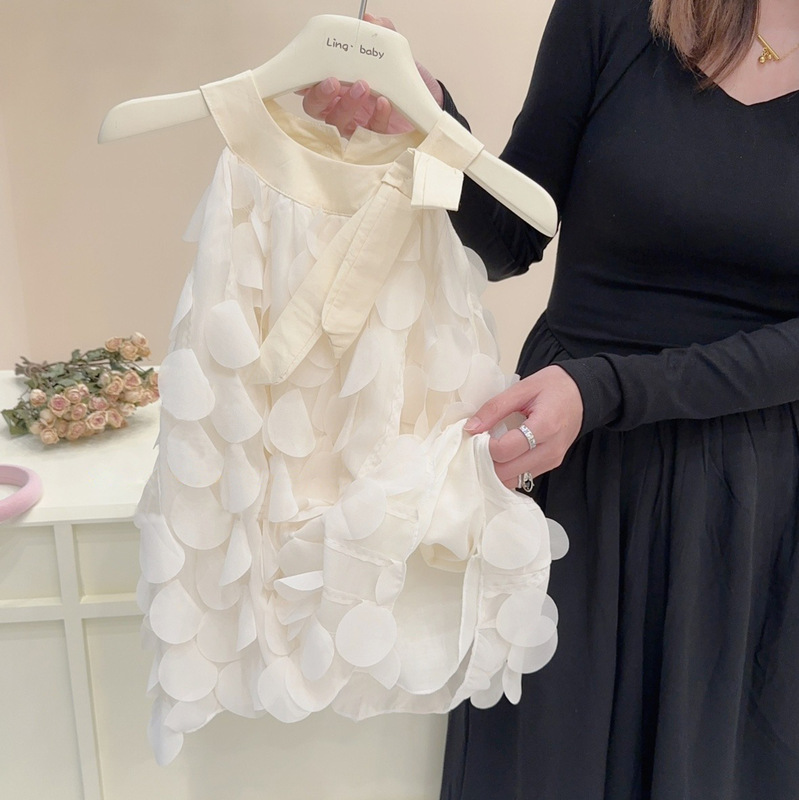 Girls dress summer style children's princess dress baby style suspender dress DZ995