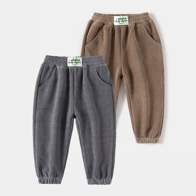 Autumn new products boys' handsome sweatpants children's loose sports pants wholesale children's autumn and winter trousers children's trousers