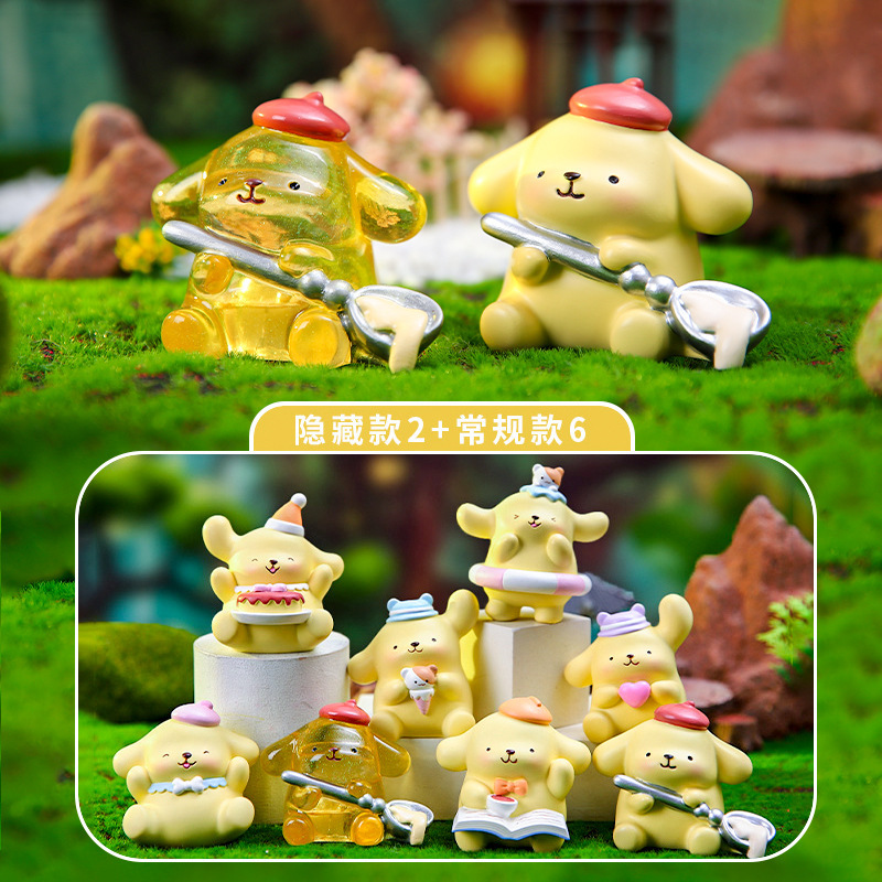 Trendy Blind Box Candy Tintin Dog Cartoon Animation Children's Gifts Handmade Office Home Decoration Ornaments Wholesale