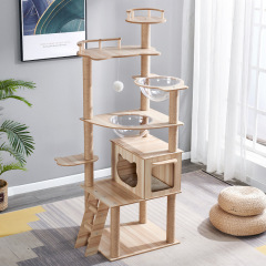 Dropshipping for foreign trade pet products, cat climbing frame, cat nest, cat scratching post, cat tree, cat supplies, pet cat toys, space capsule