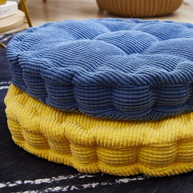 Thickened butt cushion futon office sedentary floor chair student classroom chair cushion butt cushion round heightening cushion