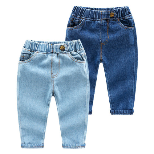 Autumn new children's jeans, boys' washed casual pants, baby pants, children's pants wholesale