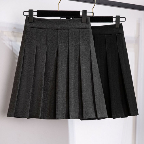 200/300 pounds loose A-line skirt super fat large size fat sister plus size women's fat mm woolen skirt