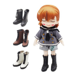ob11 doll toy shoes 12 points bjd doll shoes jasmine sports and leisure DOD body pointed zipper boots