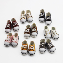 New ob11 doll shoes 12 points BJD beautiful knot pig doll shoes molly simple casual cute sports canvas shoes