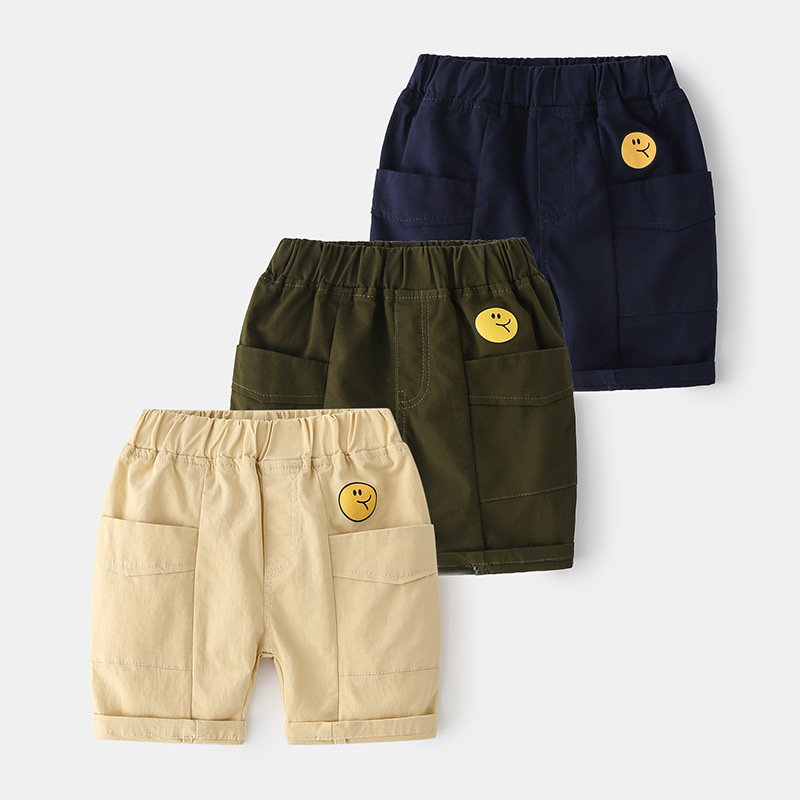 2024 summer children's trousers, casual cotton trousers for small and medium-sized children