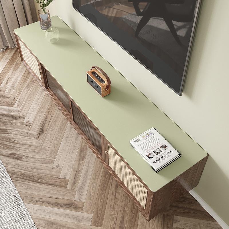 TV cabinet tablecloth, sideboard leather pad, rectangular table pad, shoe cabinet cover, high-end waterproof and oil-proof coffee table pad