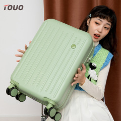 Wholesale suitcase universal wheel women's trolley case suitcase men's password case leather case 24 inches 26 boarding
