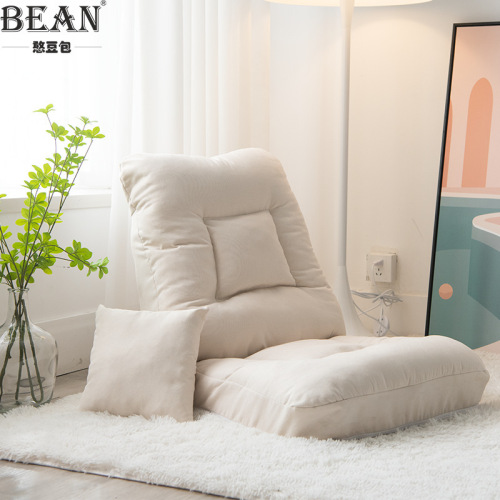 Lazy sofa tatami single bedroom sofa living room balcony folding dormitory single sofa floor back chair