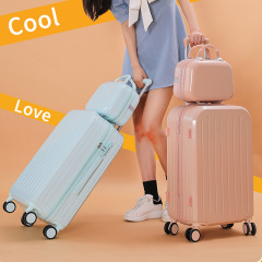 New high-looking suitcase female student small lightweight trolley case male suitcase password box 20 inches 24 trendy