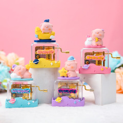 Xingyue Pig Hand-cranked Music Box Creative Sky City Alice's Music Box Gift Girls Surprise Small Gift