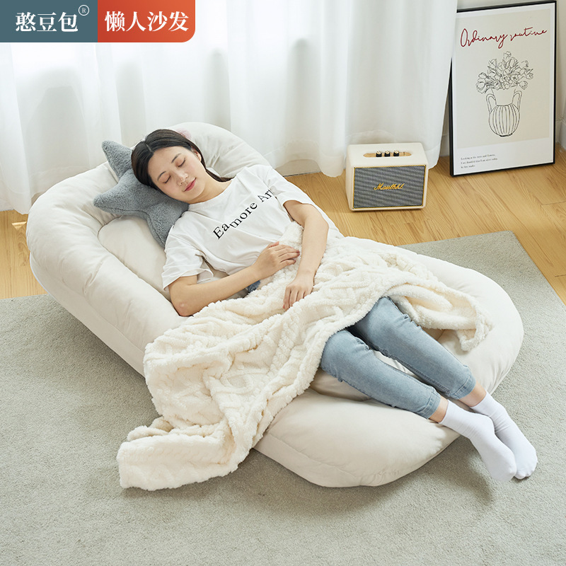 Human kennel, lazy sofa, folding tatami, bay window, balcony, bedroom floor, internet celebrity folding sofa bed