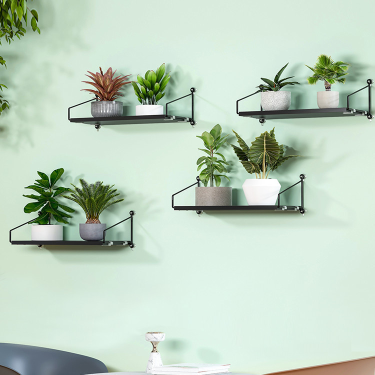Source factory flower rack storage rack balcony flower rack wall indoor wall hanging punch-free flower pot rack wall wall rack