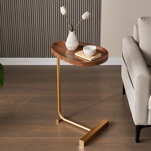 Light luxury side table, simple corner table, living room, hotel, B&B, small side table, bedside mobile small coffee table for small apartments