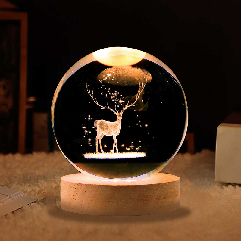 Luminous Starry Sky Lamp Yi Lu You You Crystal Ball Night Light Projection Ambient Light Creative Gift New and Unique Small Gift