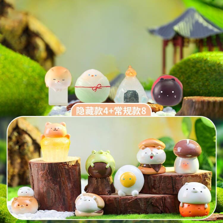 Trendy toys food toys grocery store food blind box desktop doll ornaments children's toys birthday gift ideas