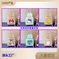 Universal wheel 18-inch trolley case, large capacity suitcase, small suitcase, small password box, children's suitcase, good appearance