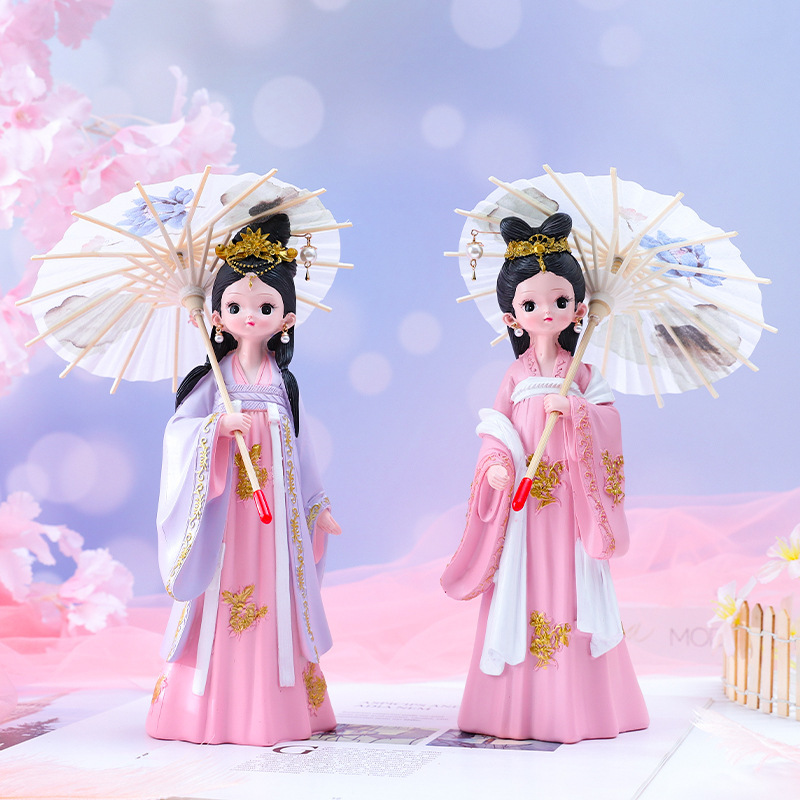 Hanfu ancient girl Yan Ruyu series ancient style girlish heart room home decoration dressing table decoration ornaments